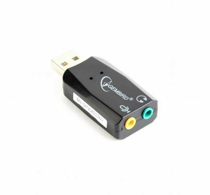 Звукова карта Gembird SC-USB2.0-01 Black