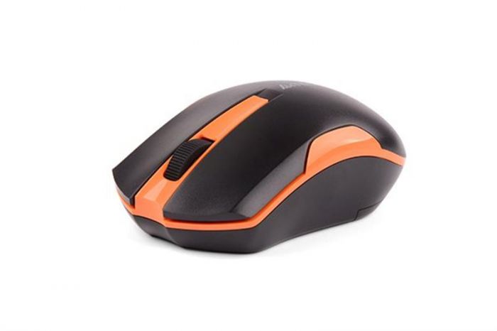 Мишка бездротова A4Tech G3-200N Black/Orange USB V-Track