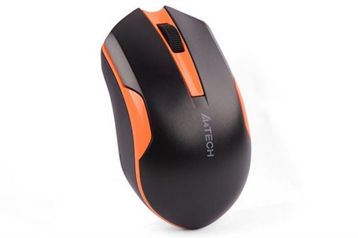 Мишка бездротова A4Tech G3-200N Black/Orange USB V-Track