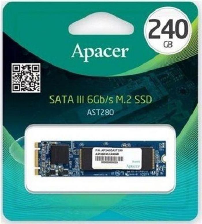 Накопичувач SSD  240GB Apacer AST280 M.2 SATAIII TLC (AP240GAST280-1)