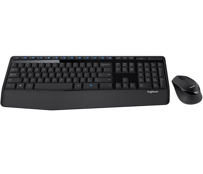 Комплект (клавiатура, миша) бездротовий Logitech MK345 Combo Black USB (920-006489)