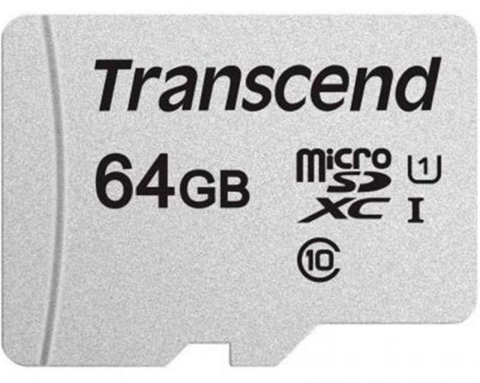 Карта пам`ятi MicroSDXC 64GB UHS-I Class 10 Transcend 300S (TS64GUSD300S)