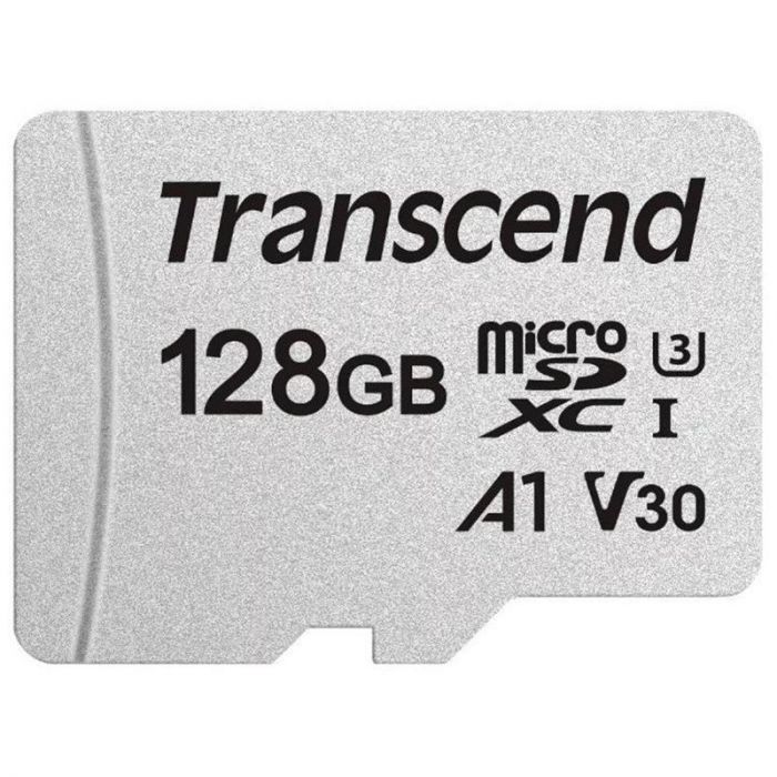 Карта пам`ятi MicroSDXC 128GB UHS-I/U3 Class 10 Transcend 300S A1 + SD-adapter (TS128GUSD300S-A)