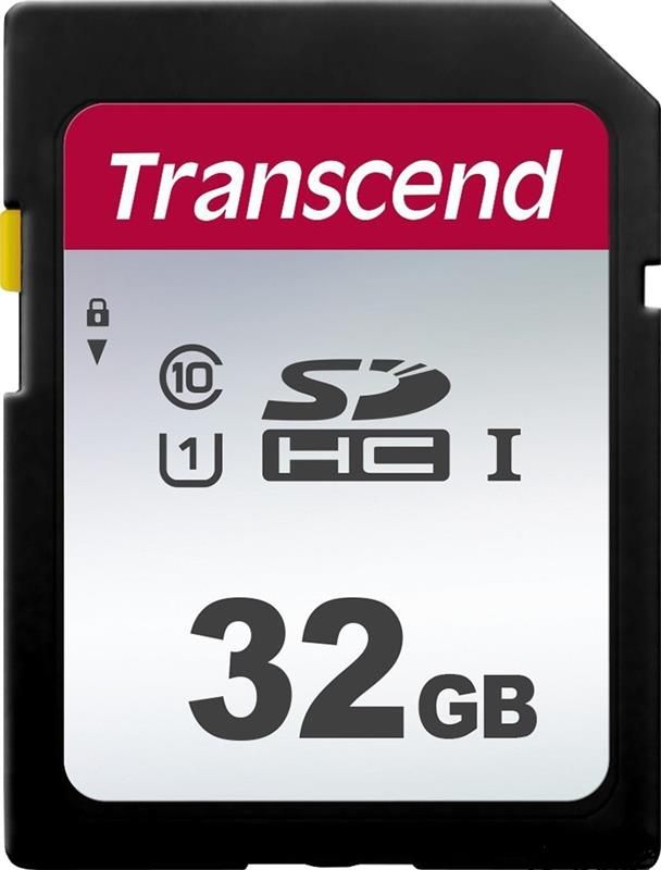 Карта пам`яті SDHC 32GB UHS-I Class 10 Transcend 300S (TS32GSDC300S)