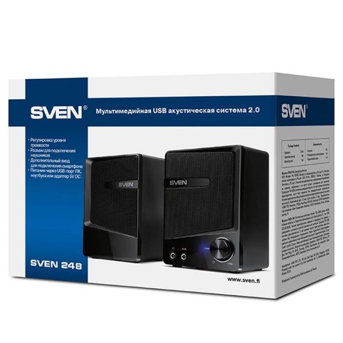 Акустична система Sven 248 Black