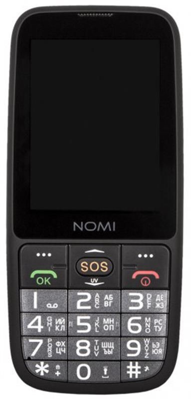 Мобiльний телефон Nomi i281+ Dual Sim Black