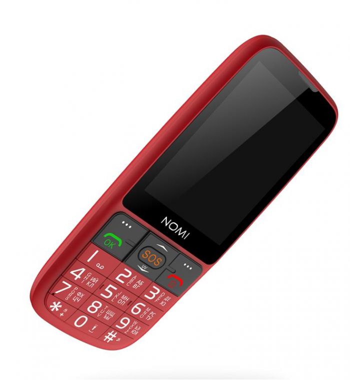 Мобiльний телефон Nomi i281+ Dual Sim Red