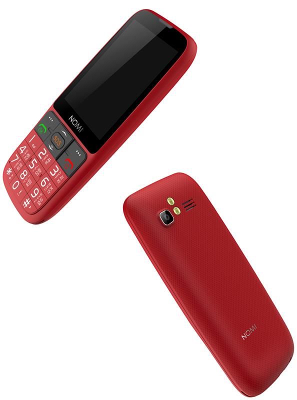 Мобiльний телефон Nomi i281+ Dual Sim Red