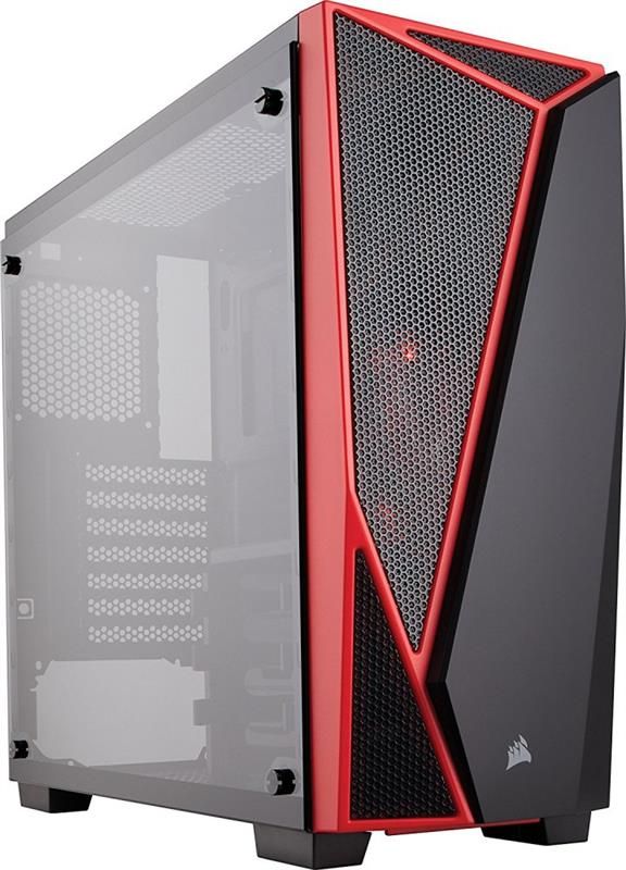 Корпус Corsair Carbide SPEC-04 Tempered Glass Black/Red (CC-9011117-WW) без БЖ