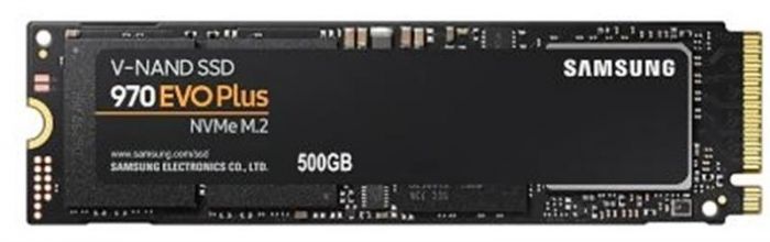 Накопичувач SSD  500GB Samsung 970 EVO Plus M.2 PCIe 3.0 x4 V-NAND MLC (MZ-V7S500BW)
