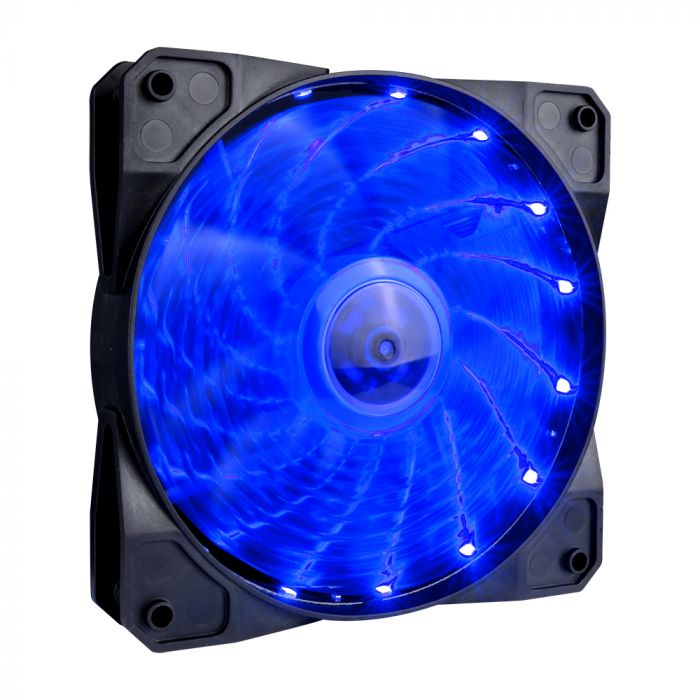 Вентилятор 1stPlayer A1-15LED Blue bulk; 120х120х25мм, 4-pin Molex