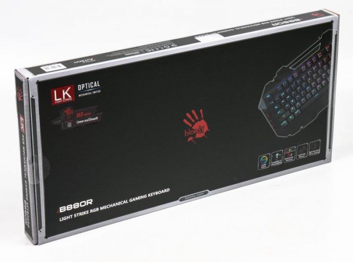 Клавіатура A4Tech B880R Bloody Red Switches Black 