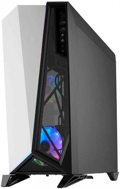 Корпус Corsair Carbide Spec-Omega RGB White/Black (CC-9011141-WW) без БЖ