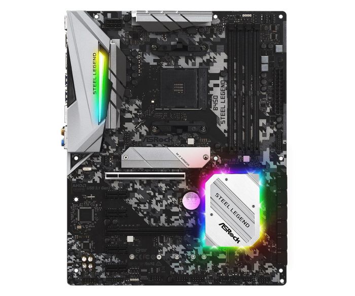 Материнська плата ASRock B450 Steel Legend Socket AM4