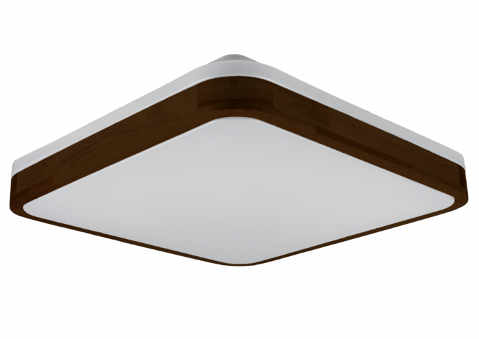 GLOW матовий 60W 391*391*65мм 3000К-6500К з ДК махагон