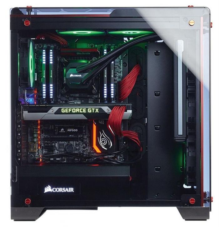 Корпус Corsair Crystal 570X RGB Red (CC-9011111-WW) без БЖ