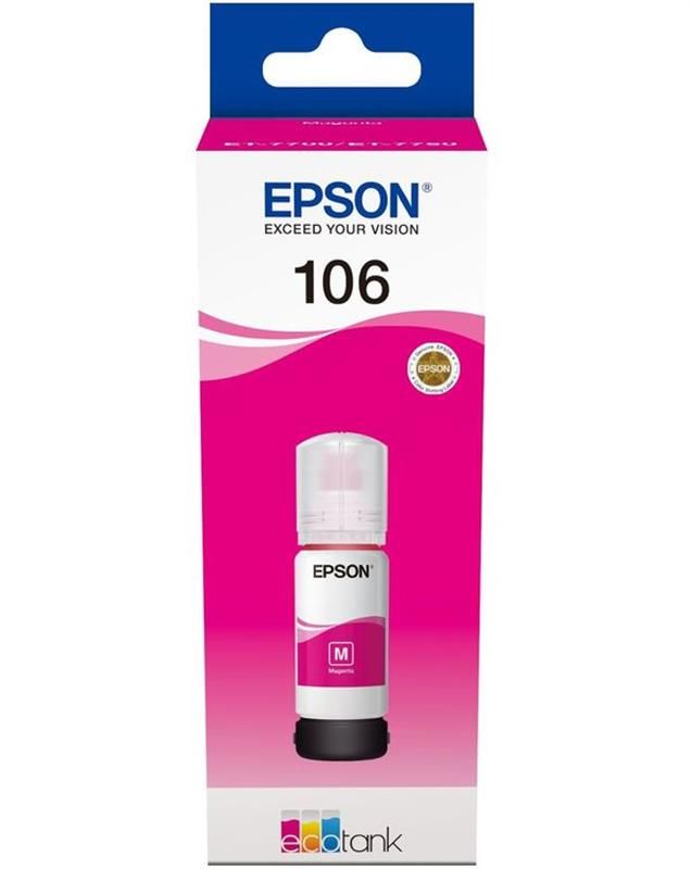 Чорнило Epson L7160/7180 Magenta (C13T00R340) 70 мл