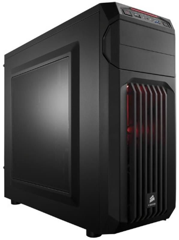 Корпус Corsair Carbide SPEC-01 Red LED Black (CC-9011050-WW) без БЖ