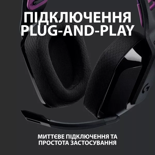 Гарнітура Logitech G535 Black (981-000972)