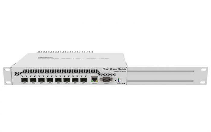 Комутатор MikroTik CRS309-1G-8S+IN (8xSFP+, 1хGE PoE In managment, RS232, L3)