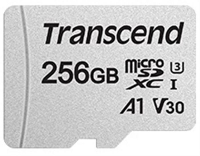 Карта пам`ятi MicroSDXC 256GB UHS-I/U3 Class 10 Transcend 300S A1 + SD-adapter (TS256GUSD300S-A)