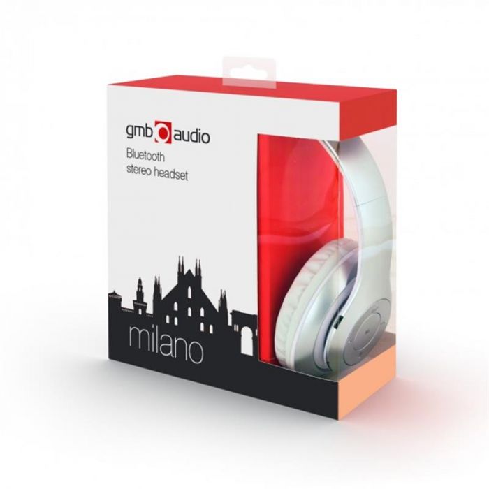 Bluetooth-гарнітура GMB Audio BHP-MXP-SW Silver-White