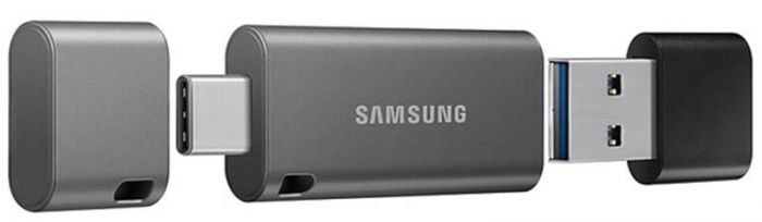 Флеш-накопичувач USB 3.1 32GB Type-C Samsung Duo Plus Grey (MUF-32DB/APC)