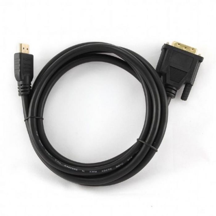 Кабель Cablexpert (CC-HDMI-DVI-6) HDMI-DVI 1.8м чорний