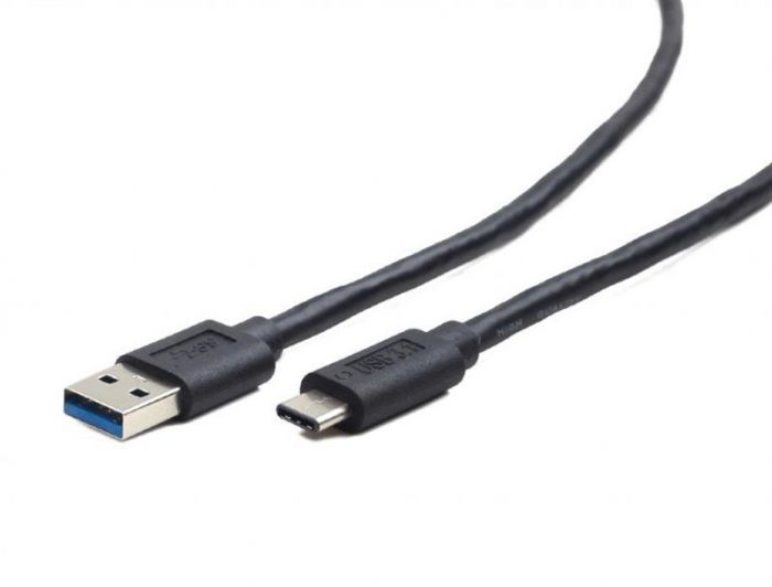 Кабель Cablexpert USB - USB Type-C V3.0 (M/M), 0.5 м, преміум, чорний (CCP-USB3-AMCM-0.5M)