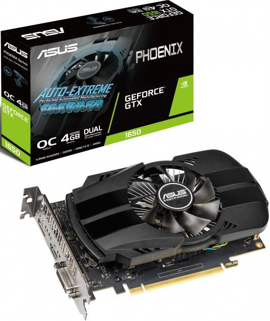 Відеокарта GF GTX 1650 4GB GDDR5 Phoenix OC Asus (PH-GTX1650-O4G)