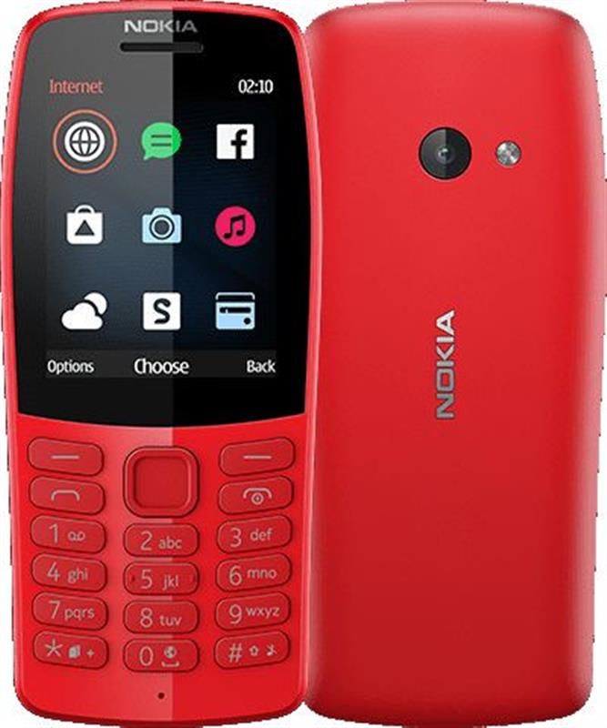 Мобiльний телефон Nokia 210 Dual Sim Red