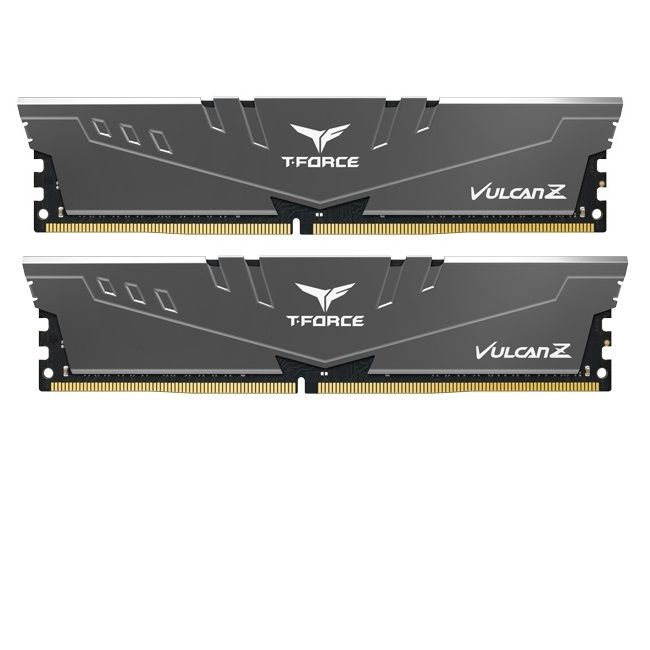 Модуль пам`яті DDR4 2x4GB/2666 Team T-Force Vulcan Z Gray (TLZGD48G2666HC18HDC01)