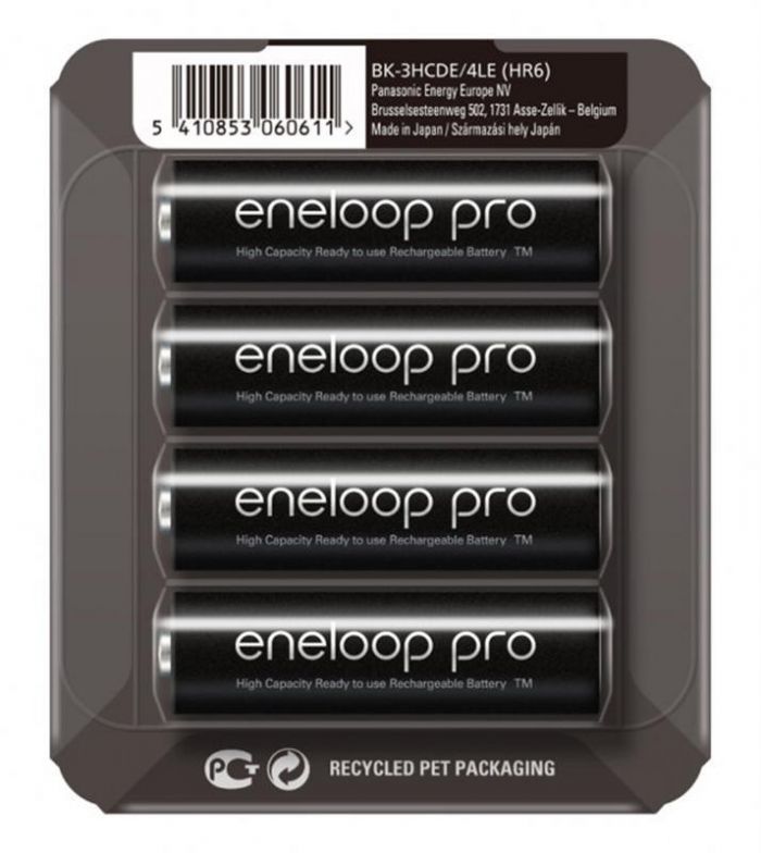 Акумулятори Panasonic Eneloop Pro AA/HR06 NI-MH 2500 mAh слайдерпак 4 шт