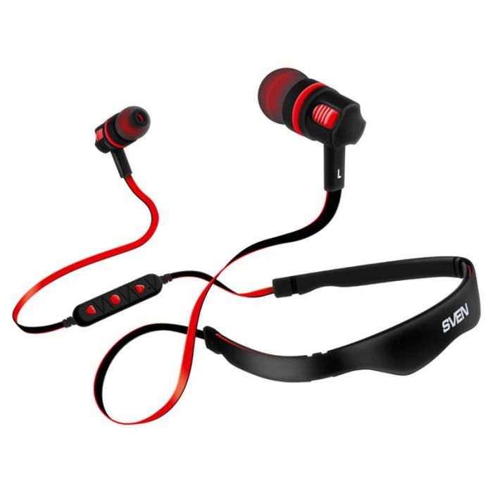 Bluetooth-гарнітура Sven E-216B Black/Red