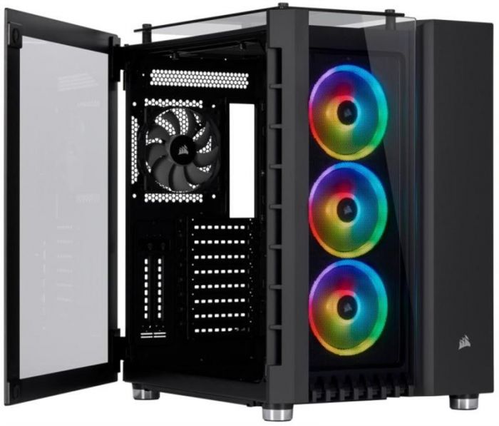 Корпус Corsair Crystal 680X RGB Black (CC-9011168-WW) без БЖ