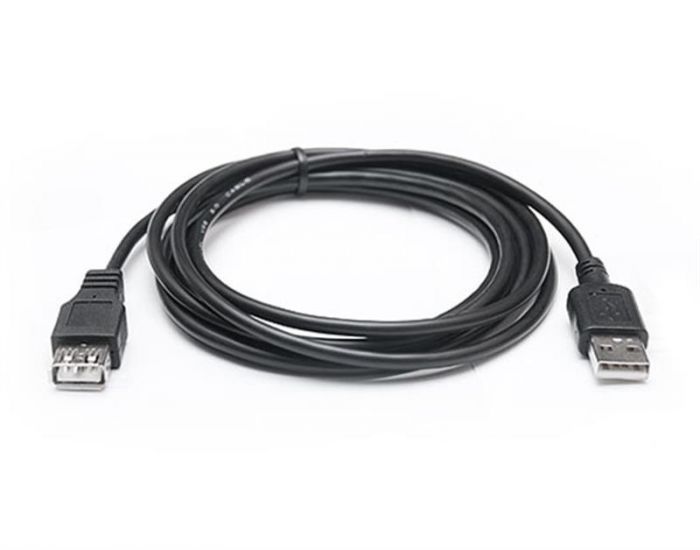 Кабель REAL-EL Pro USB2.0 AM-AF 3M чорний