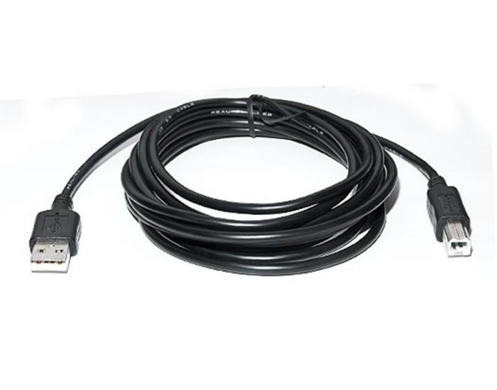 Кабель REAL-EL Pro USB2.0 AM-BM 2M чорний