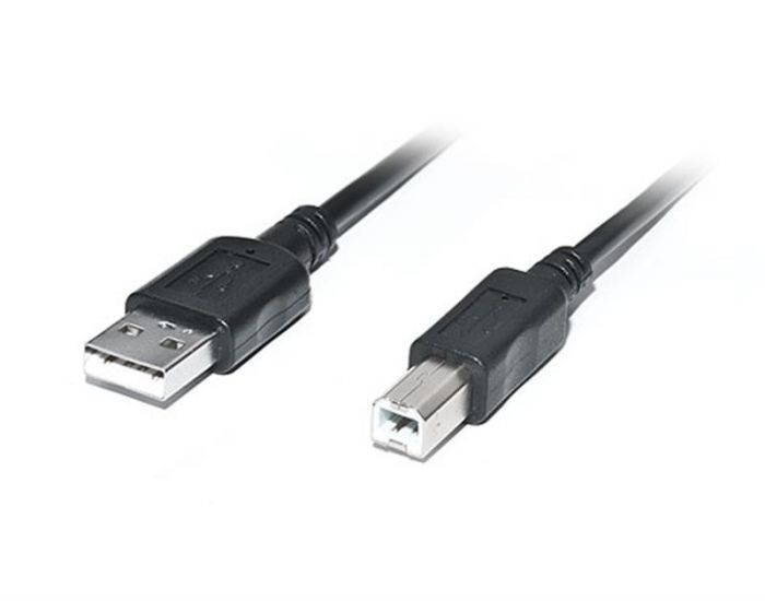 Кабель REAL-EL Pro USB2.0 AM-BM 2M чорний