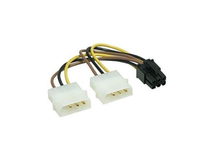 Кабель живлення Gembird (CC-PSU-6) Molex - 6 pin, 0.15 м