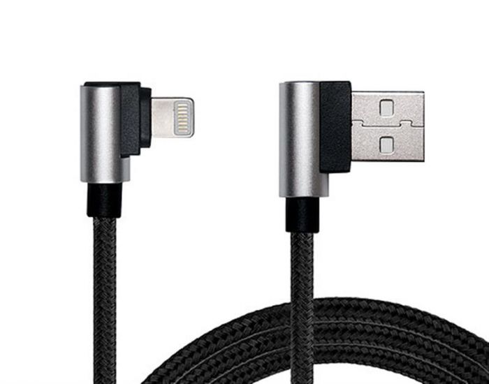 Кабель REAL-EL Premium USB - Lightning (M/M), 1 м, чорний (EL123500034)