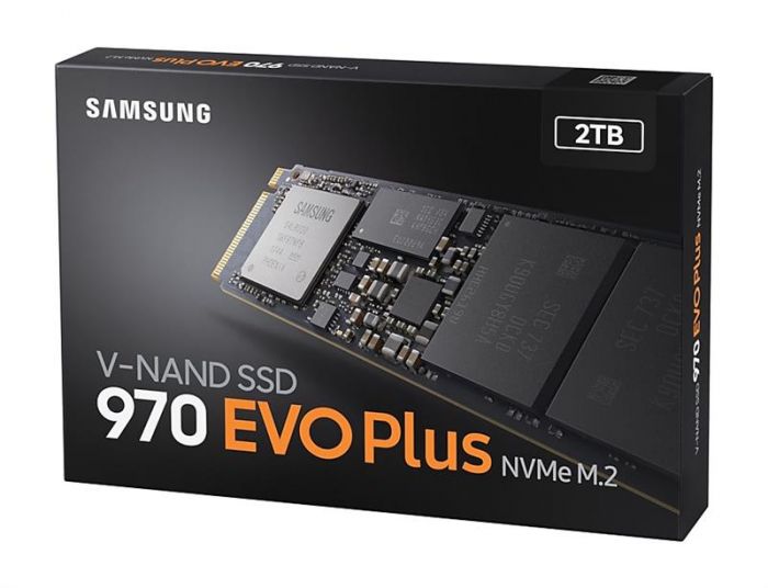 Накопичувач SSD 2 ТB Samsung 970 EVO Plus M.2 2280 PCIe 3.0 x4 V-NAND MLC (MZ-V7S2T0BW)