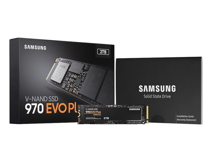 Накопичувач SSD 2 ТB Samsung 970 EVO Plus M.2 2280 PCIe 3.0 x4 V-NAND MLC (MZ-V7S2T0BW)