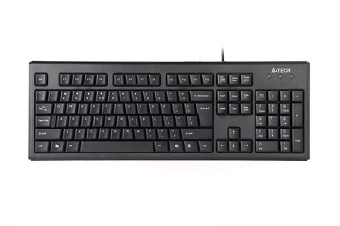 Клавiатура A4tech KRS-83 Ukr Black PS/2
