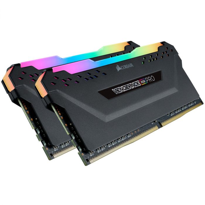 Модуль пам`ятi DDR4 2x8GB/3600 Corsair Vengeance RGB Pro Black (CMW16GX4M2D3600C18)