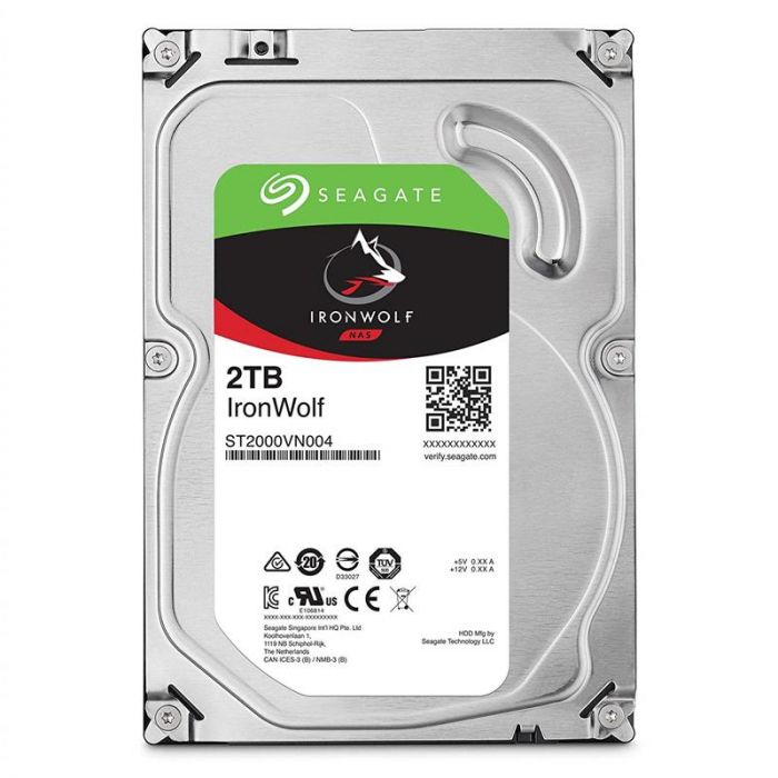 Накопичувач HDD SATA 2.0TB Seagate IronWolf NAS 5900rpm 64MB (ST2000VN004)