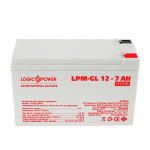 Акумуляторна батарея LogicPower 12V 7AH (LPM-GL 12 - 7 AH) GEL