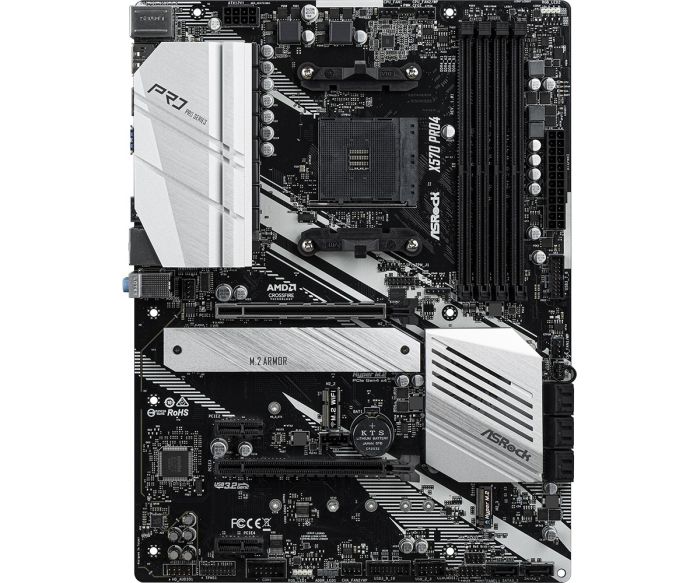 Материнська плата ASRock X570 Pro4 Socket AM4