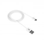 Кабель Canyon USB - MicroUSB (M/M) 1 м, White (CNE-USBM1W)