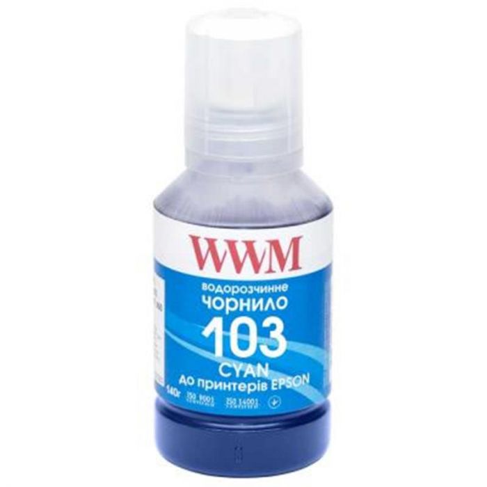 Чорнила WWM Epson L3100/3110/3150 (Cyan) (E103C) 140г