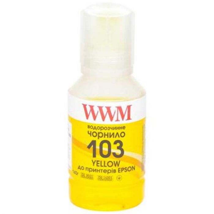 Чорнила WWM Epson L3100/3110/3150 (Yellow) (E103Y) 140г